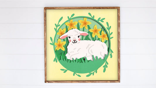 How to Assemble a Furrow and Feather SVG Shadow Box