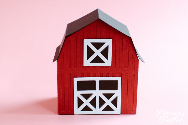3D Barn Box SVG