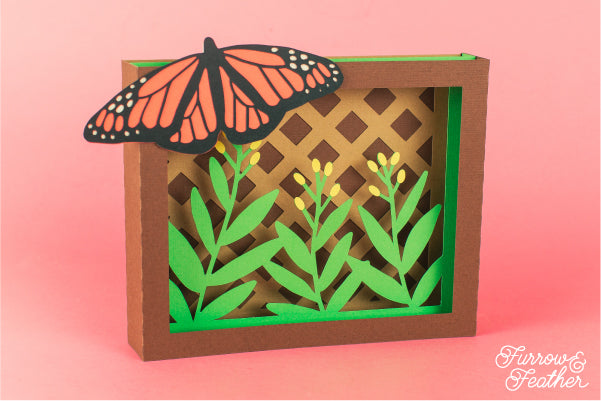 Monarch Butterfly Card SVG