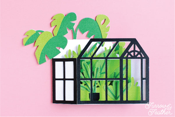 Greenhouse Card SVG