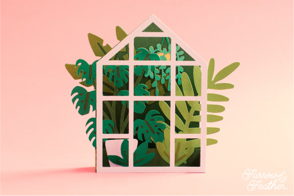 Simple Greenhouse Card SVG