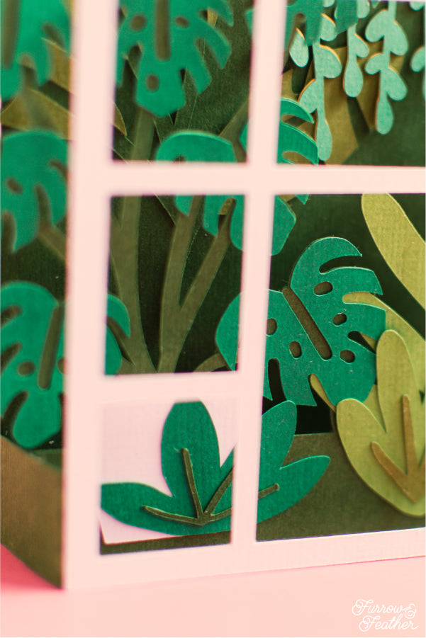 Simple Greenhouse Card SVG