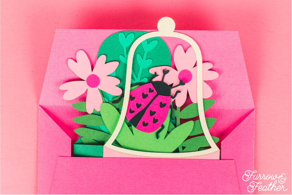 Love Bug Card SVG