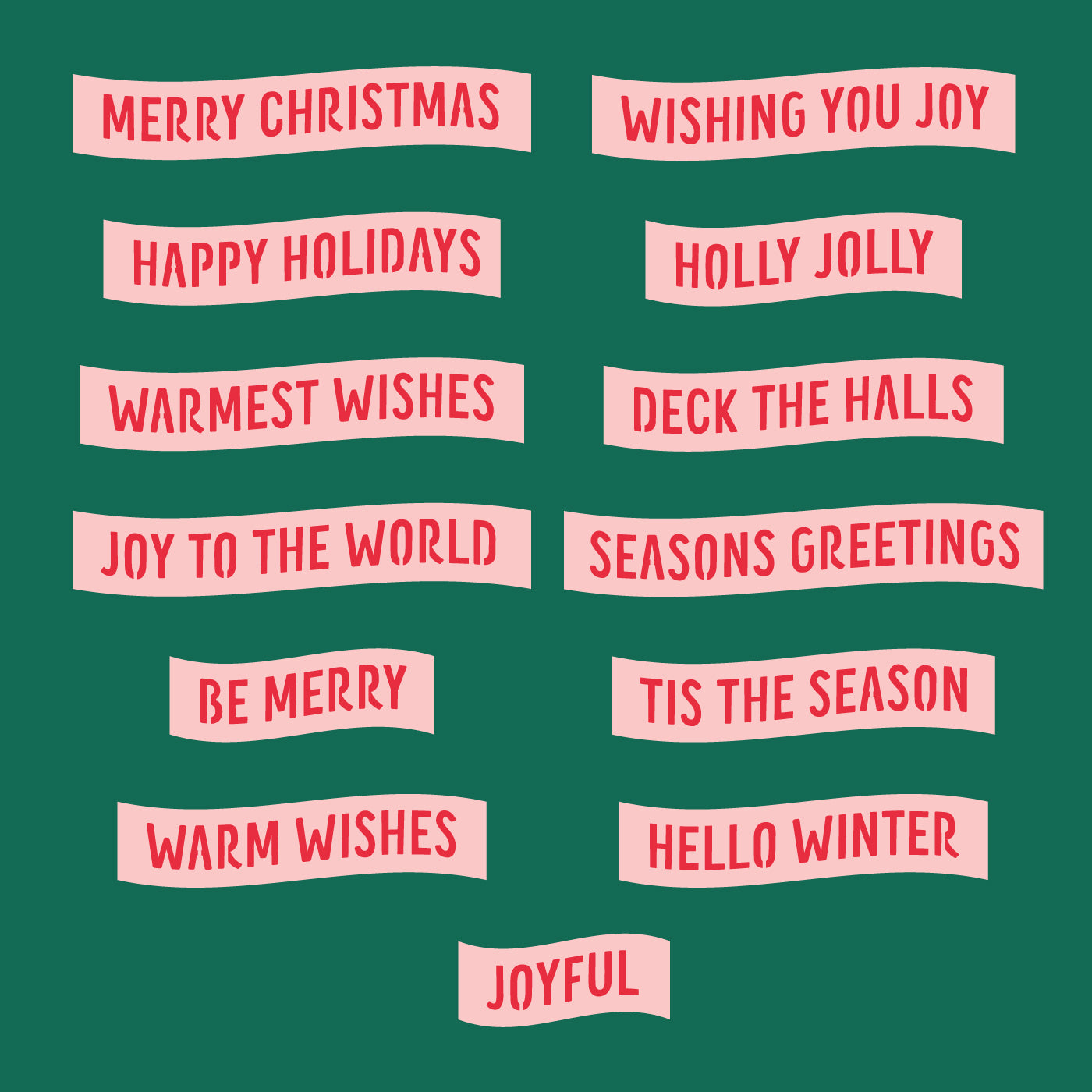 FREEBIE - Christmas Phrases Pack