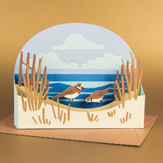Sand Dune Beach Card SVG