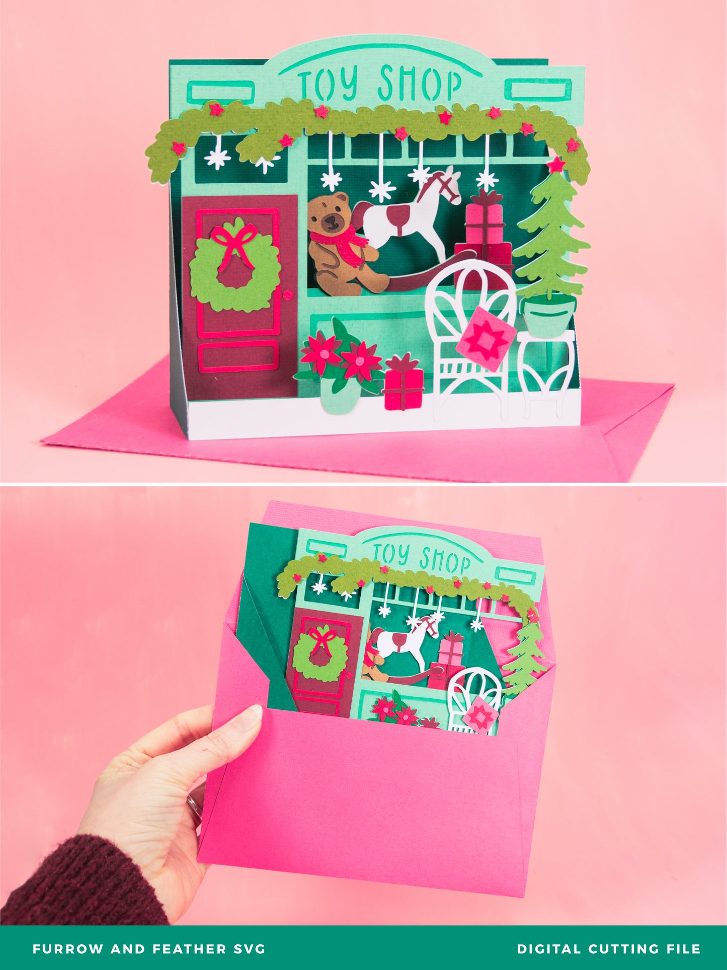 Christmas Toy Shop Card SVG