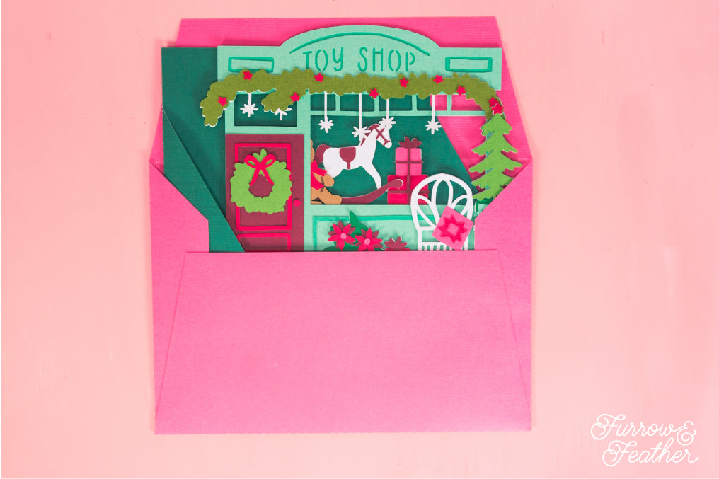 Christmas Toy Shop Card SVG