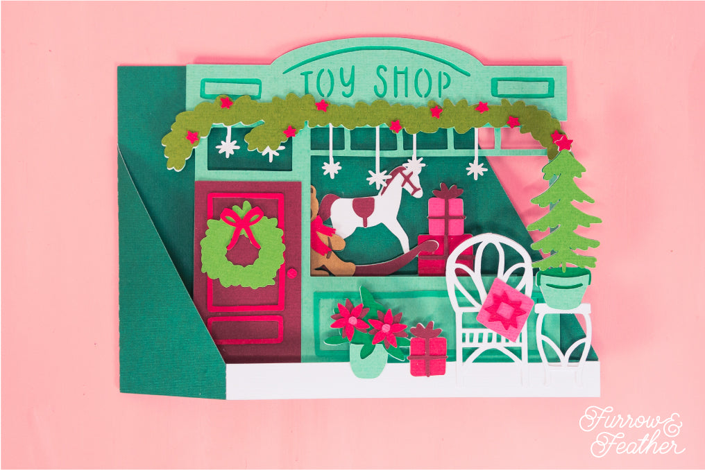 Christmas Toy Shop Card SVG