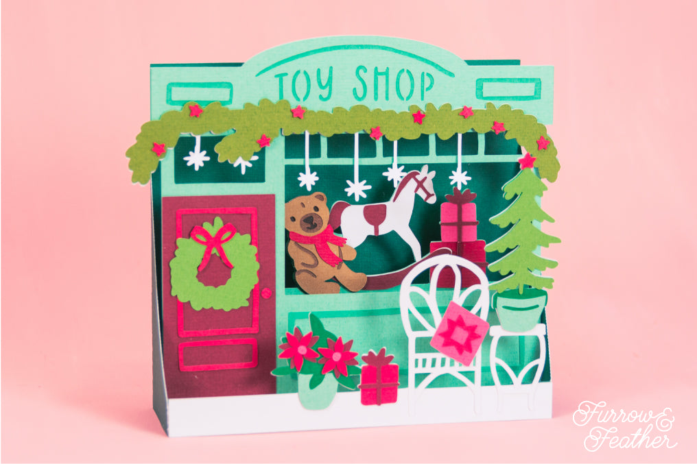 Christmas Toy Shop Card SVG