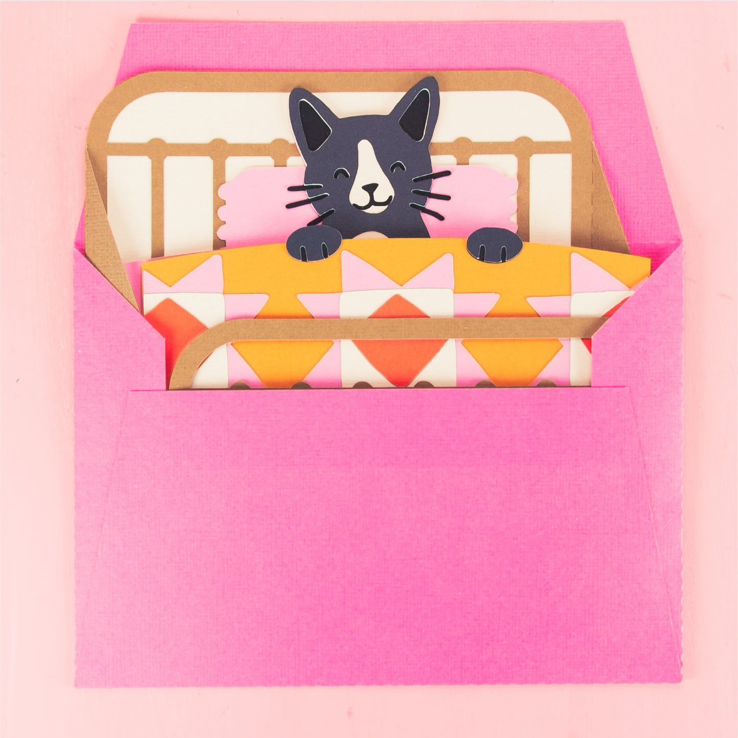 Get Well Soon Cat Card | Sympathy Card SVG