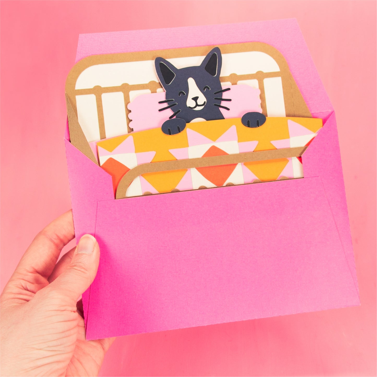Get Well Soon Cat Card | Sympathy Card SVG