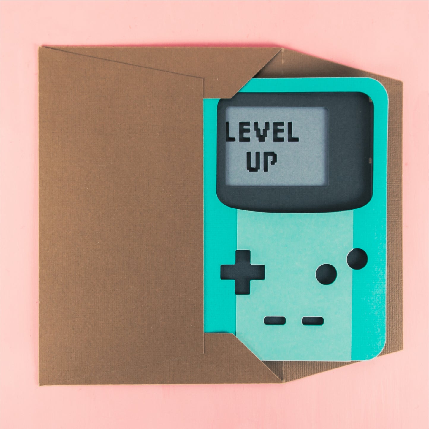 Level Up Gaming Card - 3D Video Game Card SVG