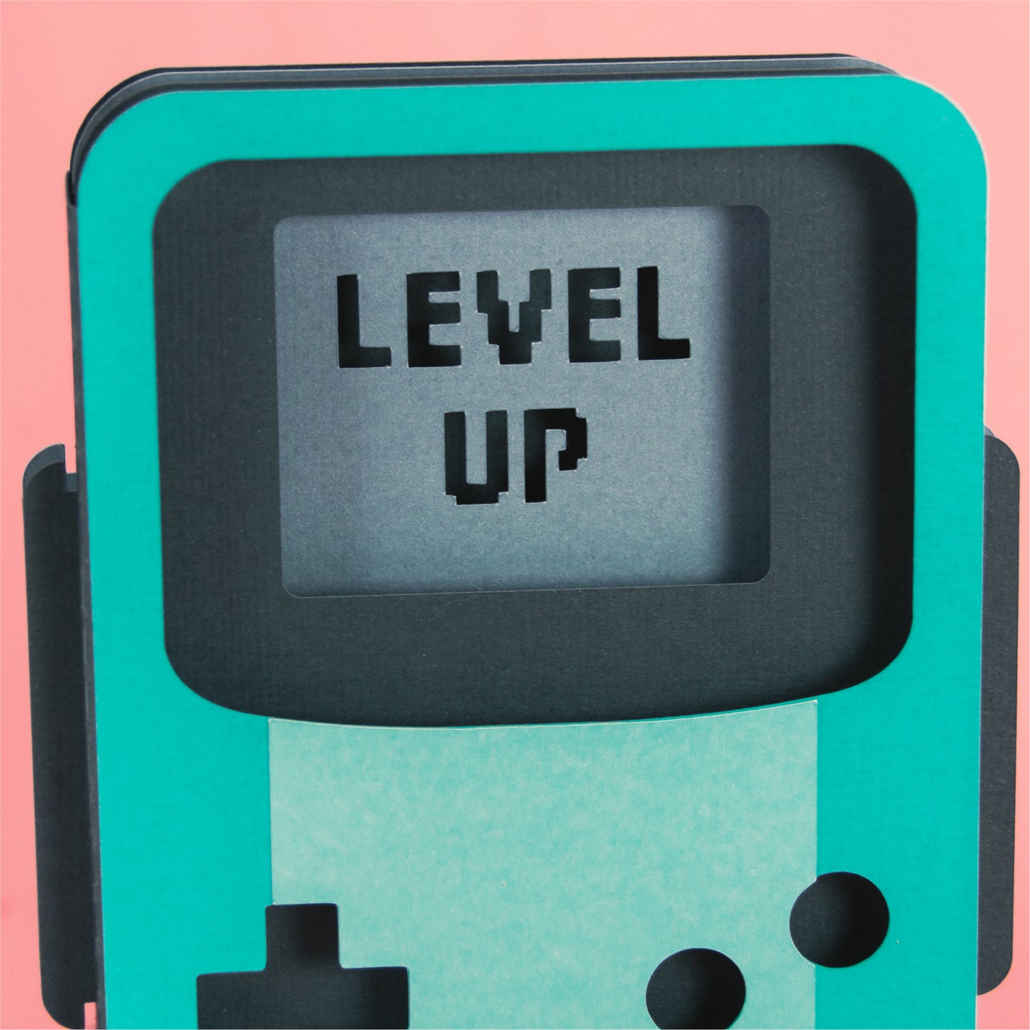 Level Up Gaming Card - 3D Video Game Card SVG