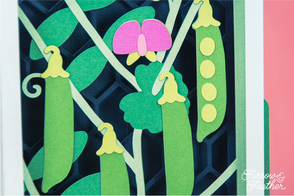 Hey Sweet Pea! Card - Spring Card SVG