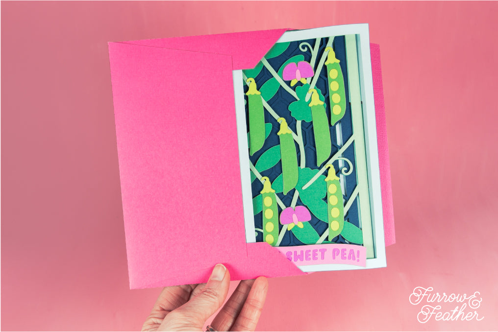 Hey Sweet Pea! Card - Spring Card SVG