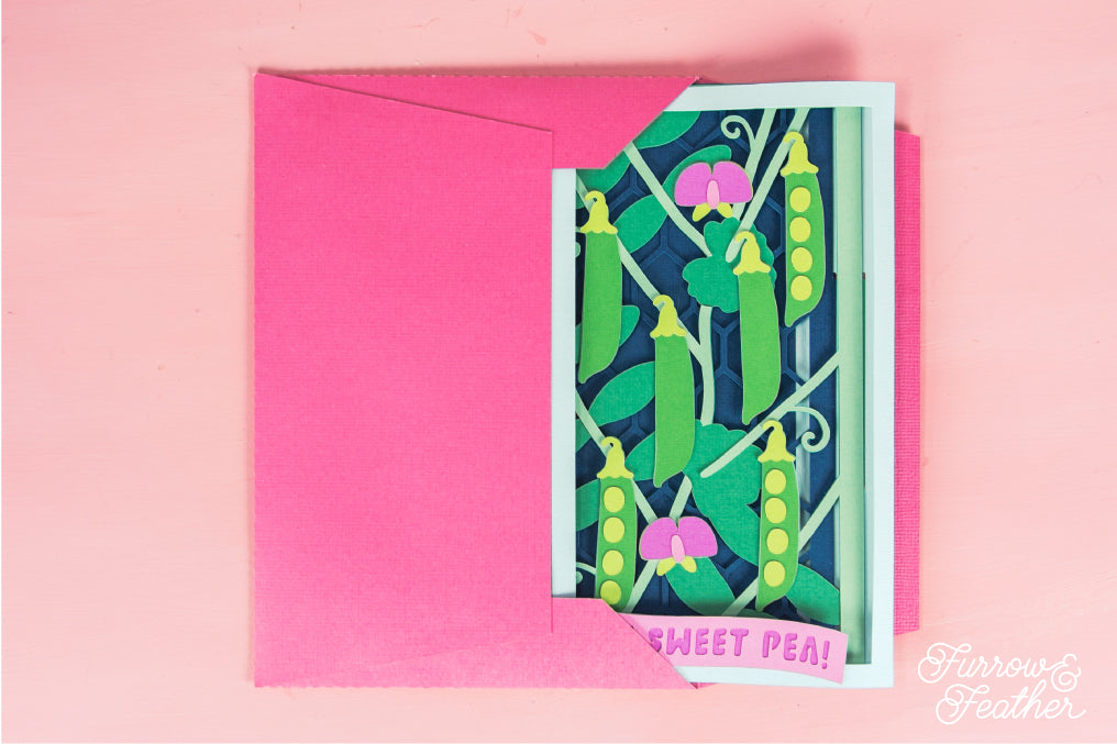 Hey Sweet Pea! Card - Spring Card SVG
