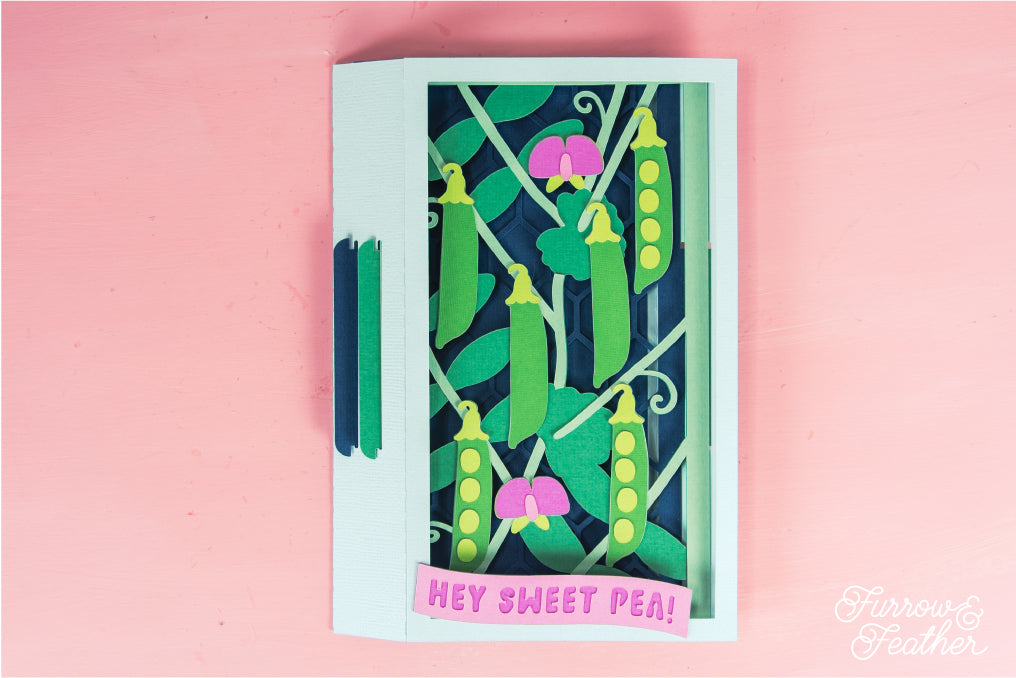 Hey Sweet Pea! Card - Spring Card SVG
