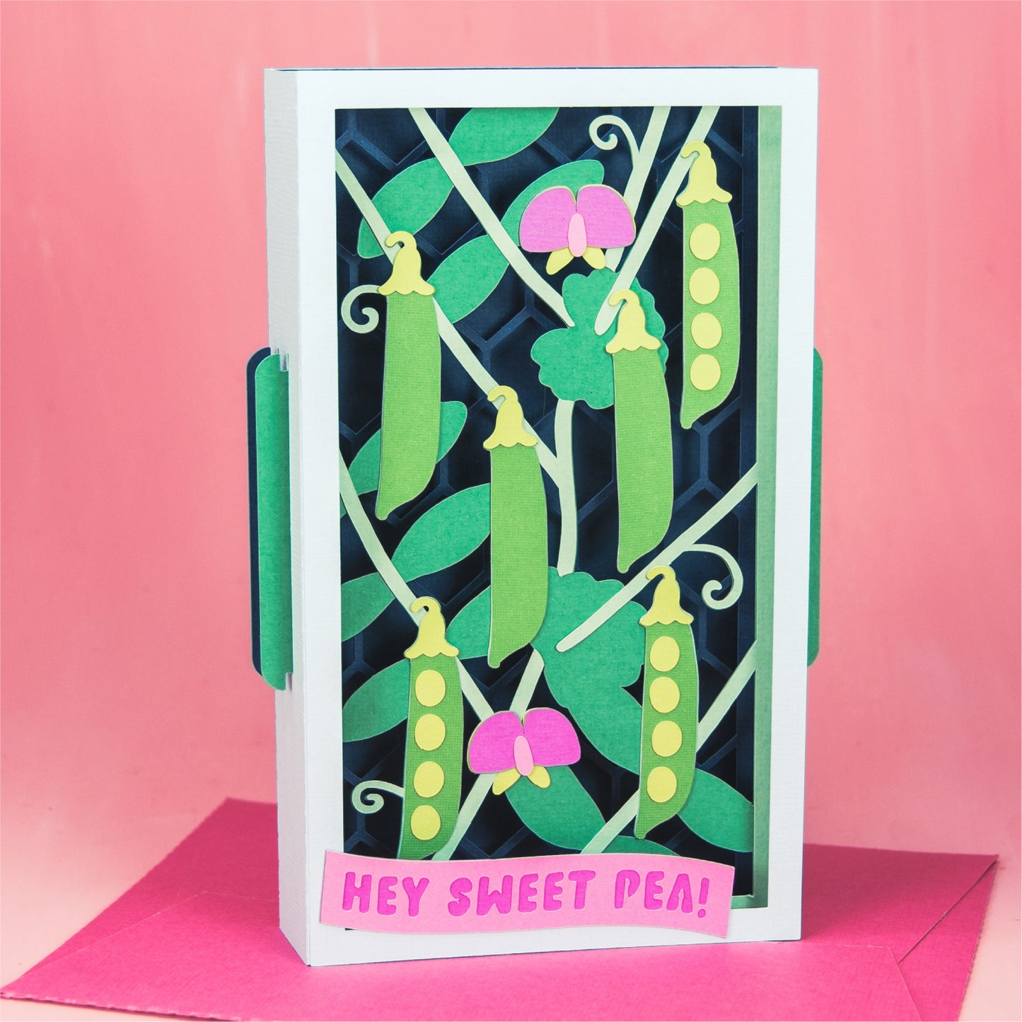 Hey Sweet Pea! Card - Spring Card SVG
