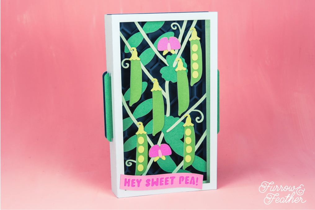 Hey Sweet Pea! Card - Spring Card SVG