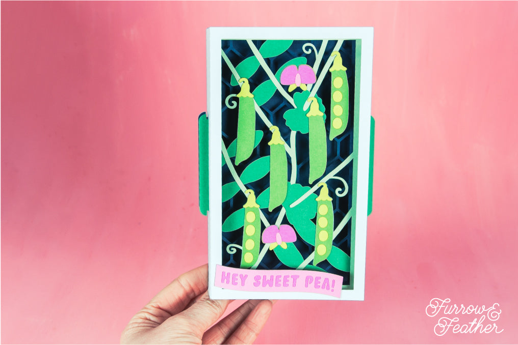Hey Sweet Pea! Card - Spring Card SVG
