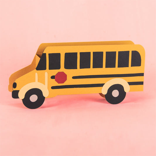 3D School Bus Box - Teacher Gift Box SVG