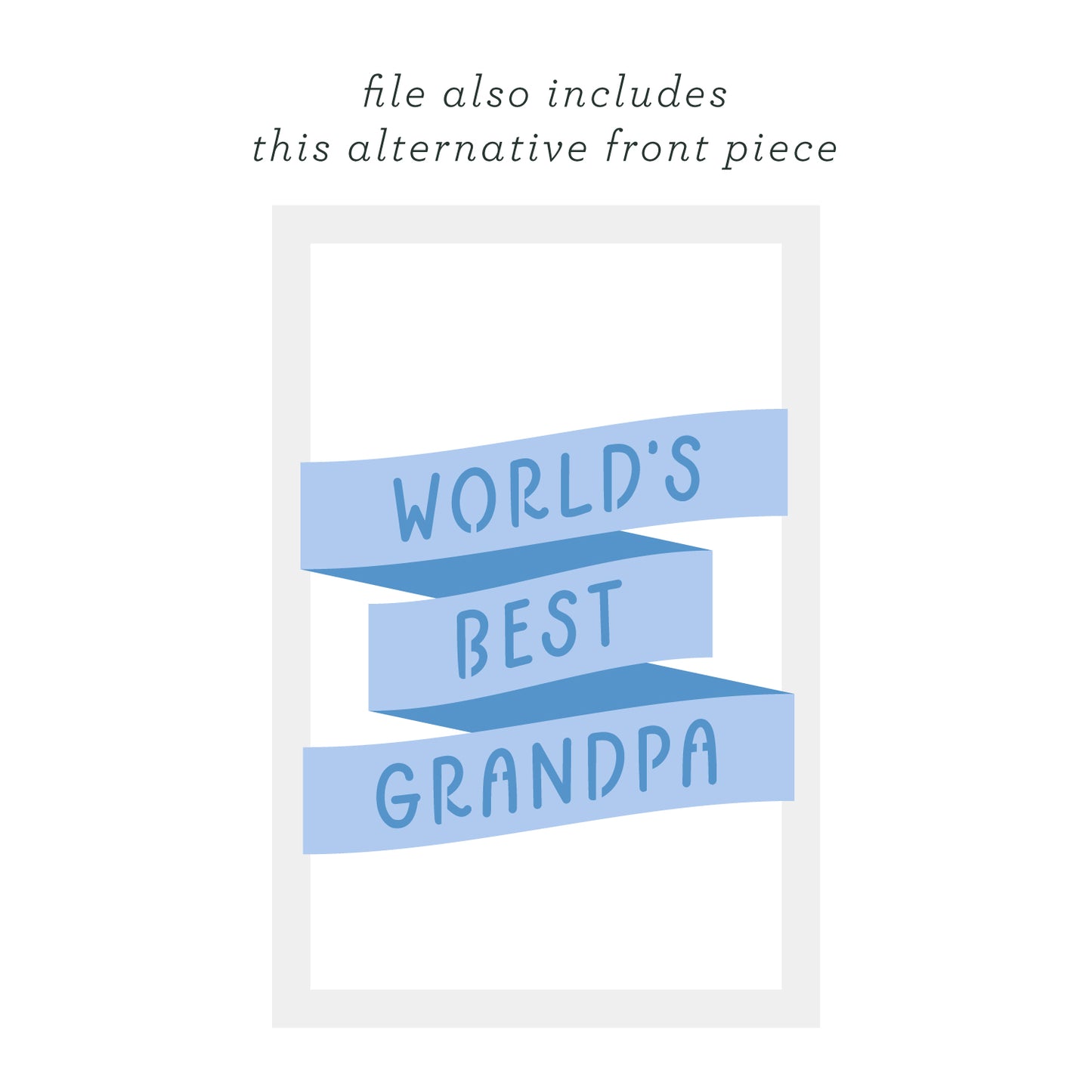 World's Best Dad Trophy Card - 3D Father's Day Card SVG