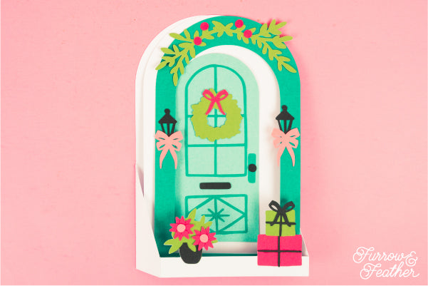 Christmas Door Card SVG