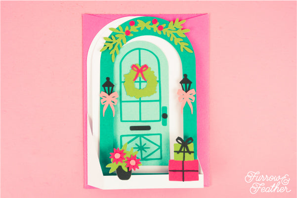 Christmas Door Card SVG