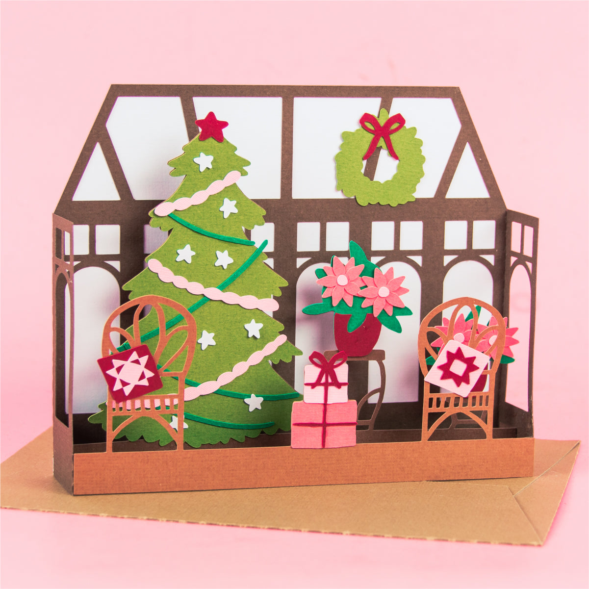 Christmas Sunroom Card SVG