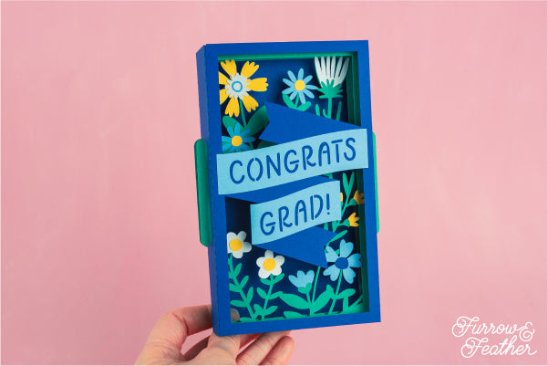 Congrats Grad! Graduation Card SVG