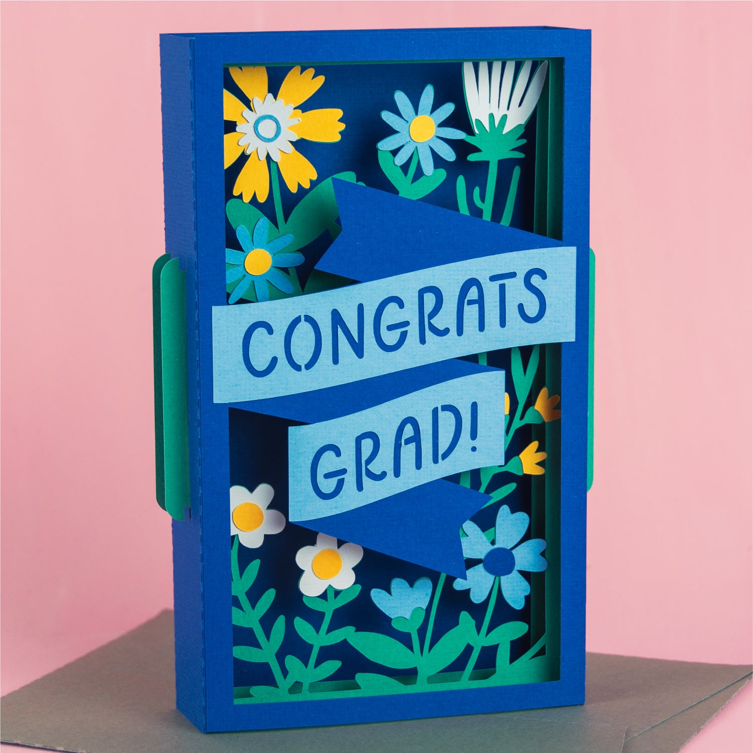 congrats grad card ConGRADulations! You Did It! Graduation - Encouraging Graduation Greeting Card Congratulations on Your Graduation Inside RSVP Black Cap, Red Foil