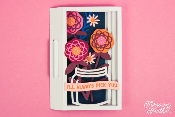 I'll Always Pick You Mod Flowers Card SVG