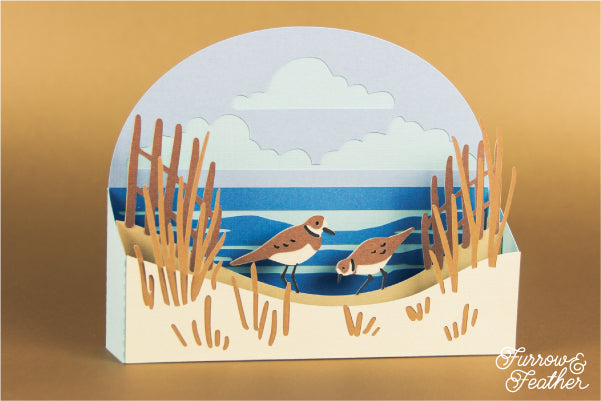 Sand Dune Beach Card SVG