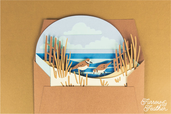 Sand Dune Beach Card SVG