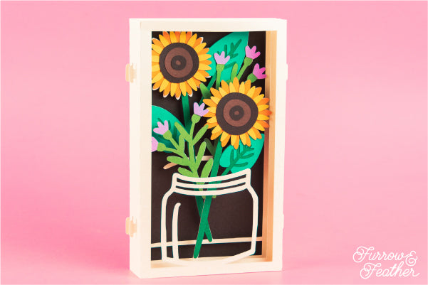 Sunflower Bouquet Card SVG