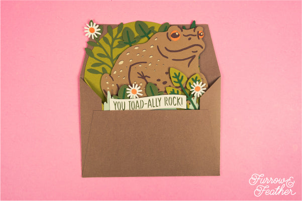 You Toad-Ally Rock Valentine's Day Card SVG