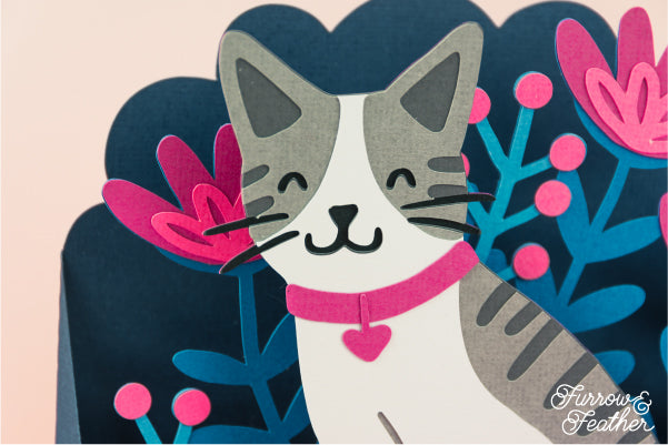 You’re Purrr-fect Kitty Card SVG