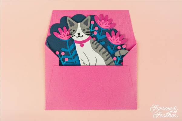 You’re Purrr-fect Kitty Card SVG