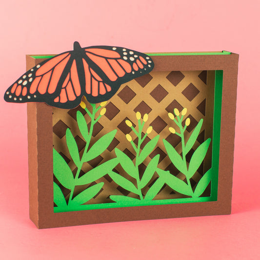 Monarch Butterfly Card SVG