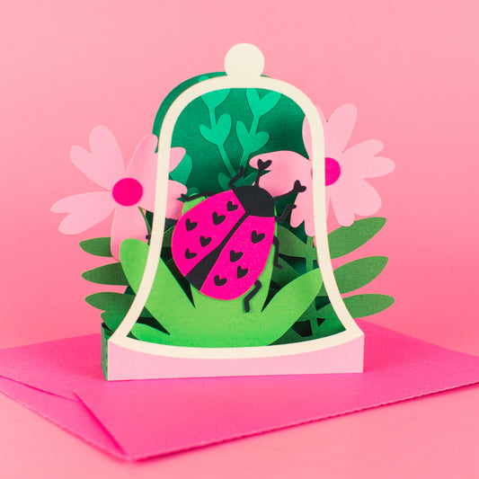 Love Bug Card SVG