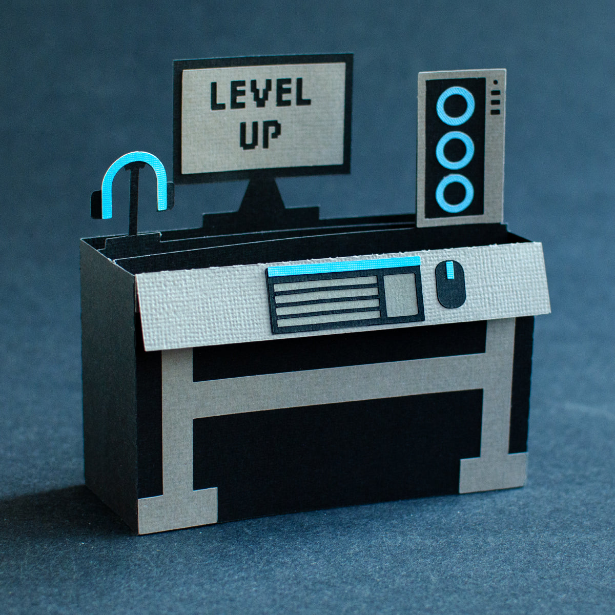 Gamer Computer Card SVG