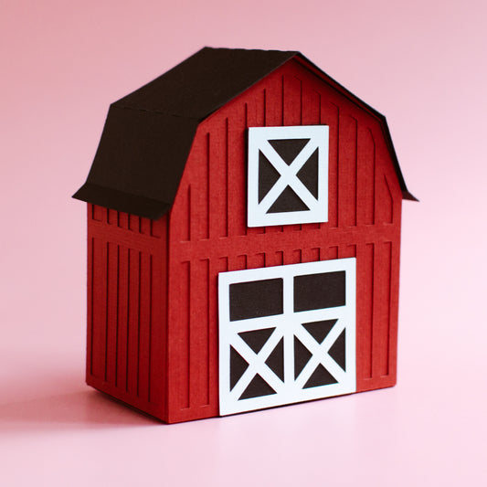 3D Barn Box SVG