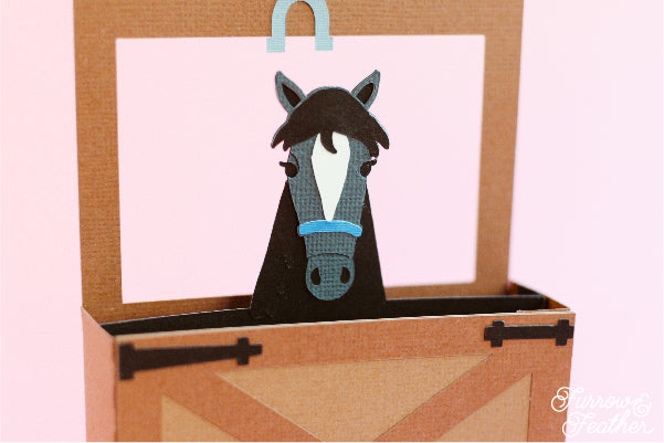 Horse Stall Card SVG
