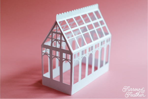 3D Greenhouse Box SVG