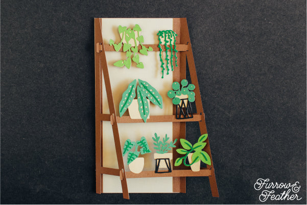 Plant Stand Card SVG