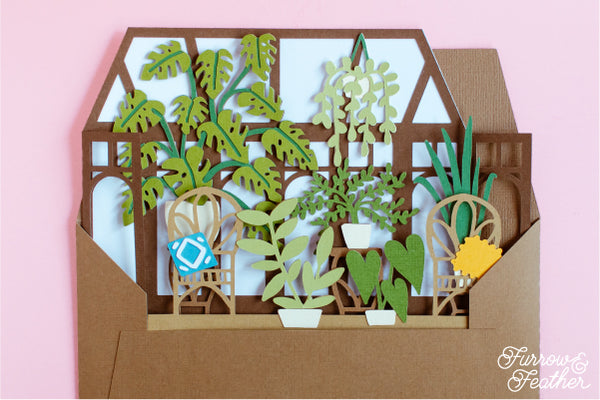 Sunroom Solarium Card SVG – Furrow and Feather SVG