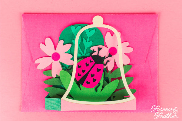 Love Bug Card SVG