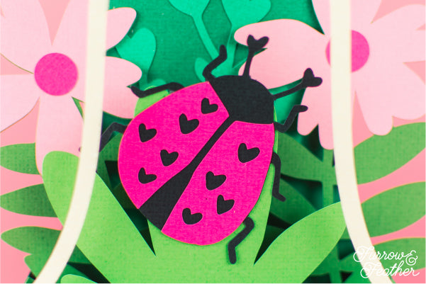 Love Bug Card SVG