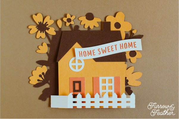 New Home Card SVG