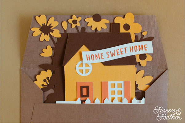 New Home Card SVG